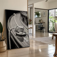 Nautical Whispers in Monochrome