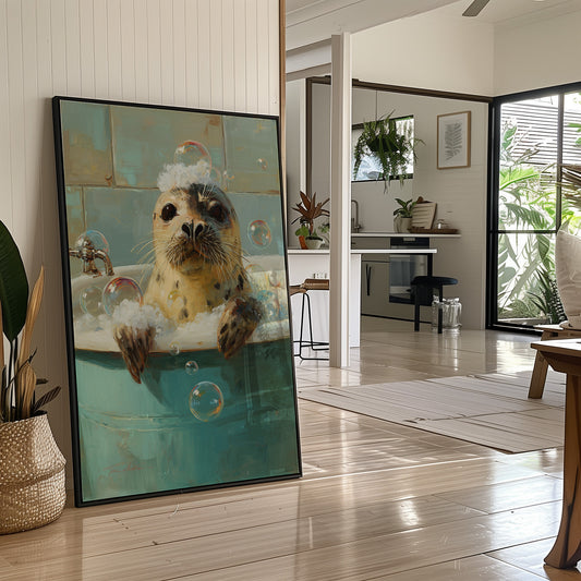 Bubbly Bliss In Teal Waters