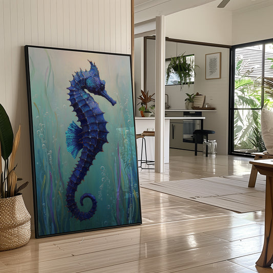 Indigo Guardian of Aquatic Secrets