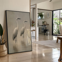 Ethereal Sentinels In Morning Mist