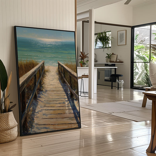 Shoreline Passage Beckons Horizon