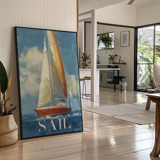 Horizon Whispers Guide Crimson Vessel