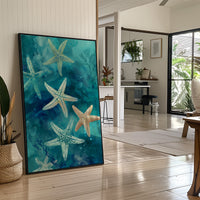 Celestial Navigators in Azure Depths