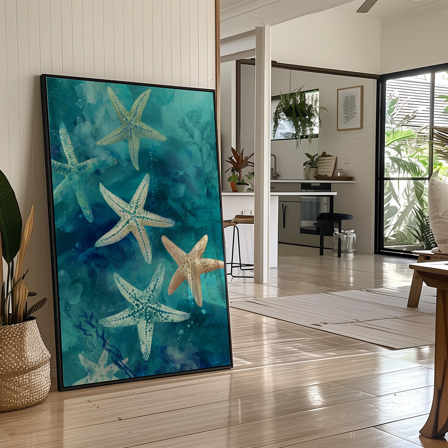 Celestial Navigators in Azure Depths