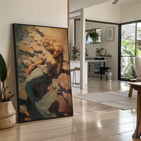 Coastal Myth Emerges From Canvas