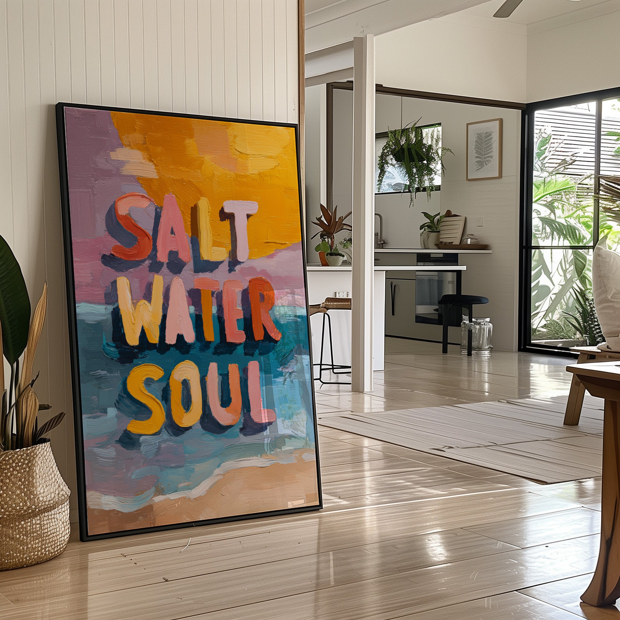 Coastal Whispers Breathe Typography