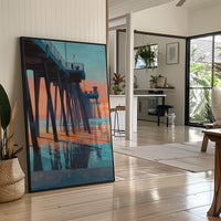 Twilight Whispers Beneath The Pier