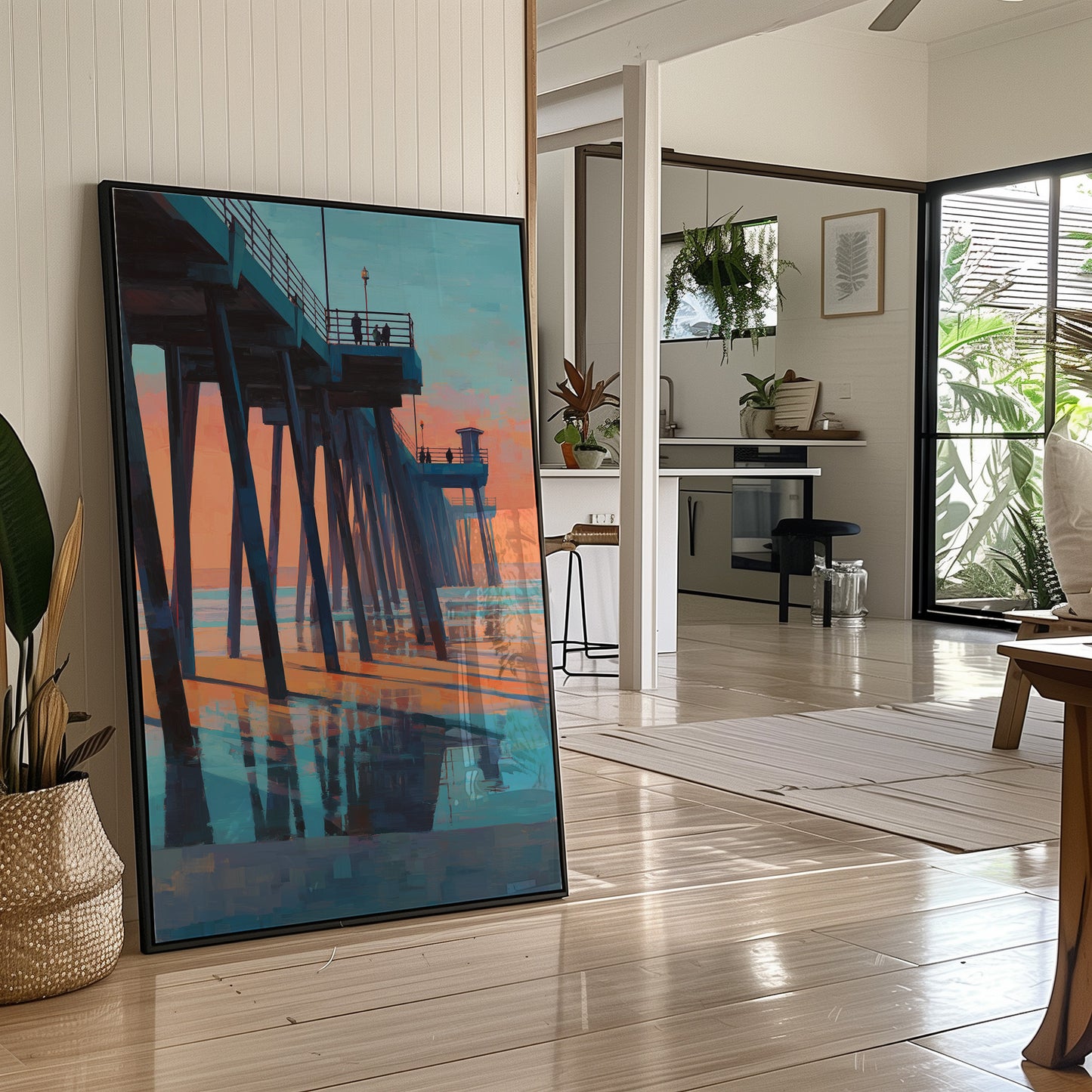 Twilight Whispers Beneath The Pier