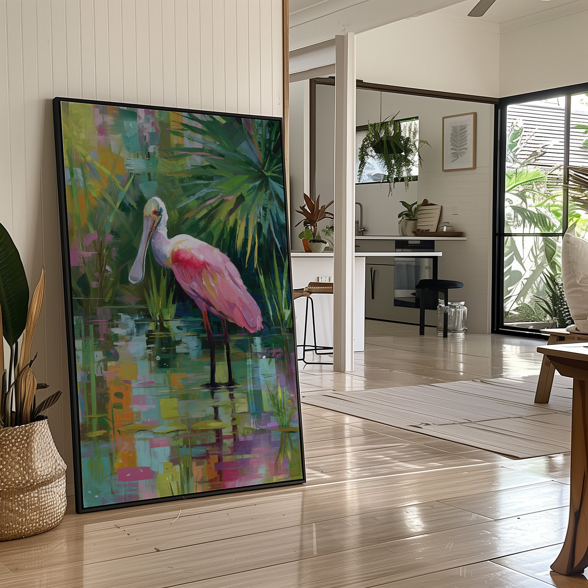 Rosy Sentinel Guards Tropical Waters