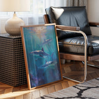 Azure Hunters Beneath Golden Rays