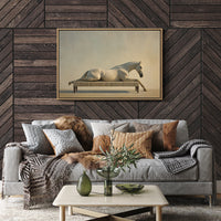 Equine Repose in Surreal Elegance