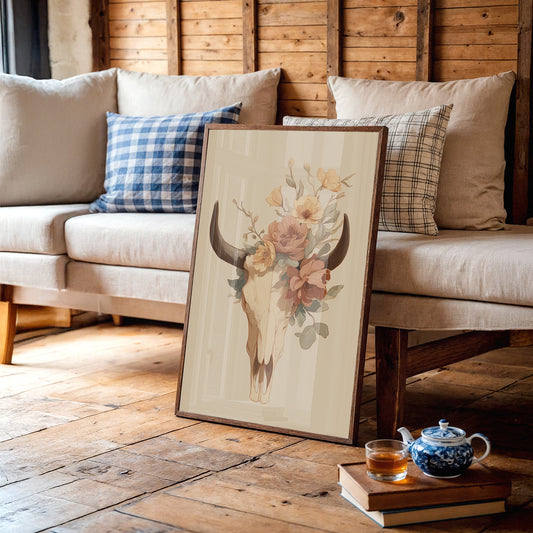 Desert Bloom Among Bleached Bones