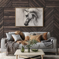 Equine Elegance in Charcoal Whispers
