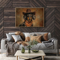 Dachshund Desperado Claims The West