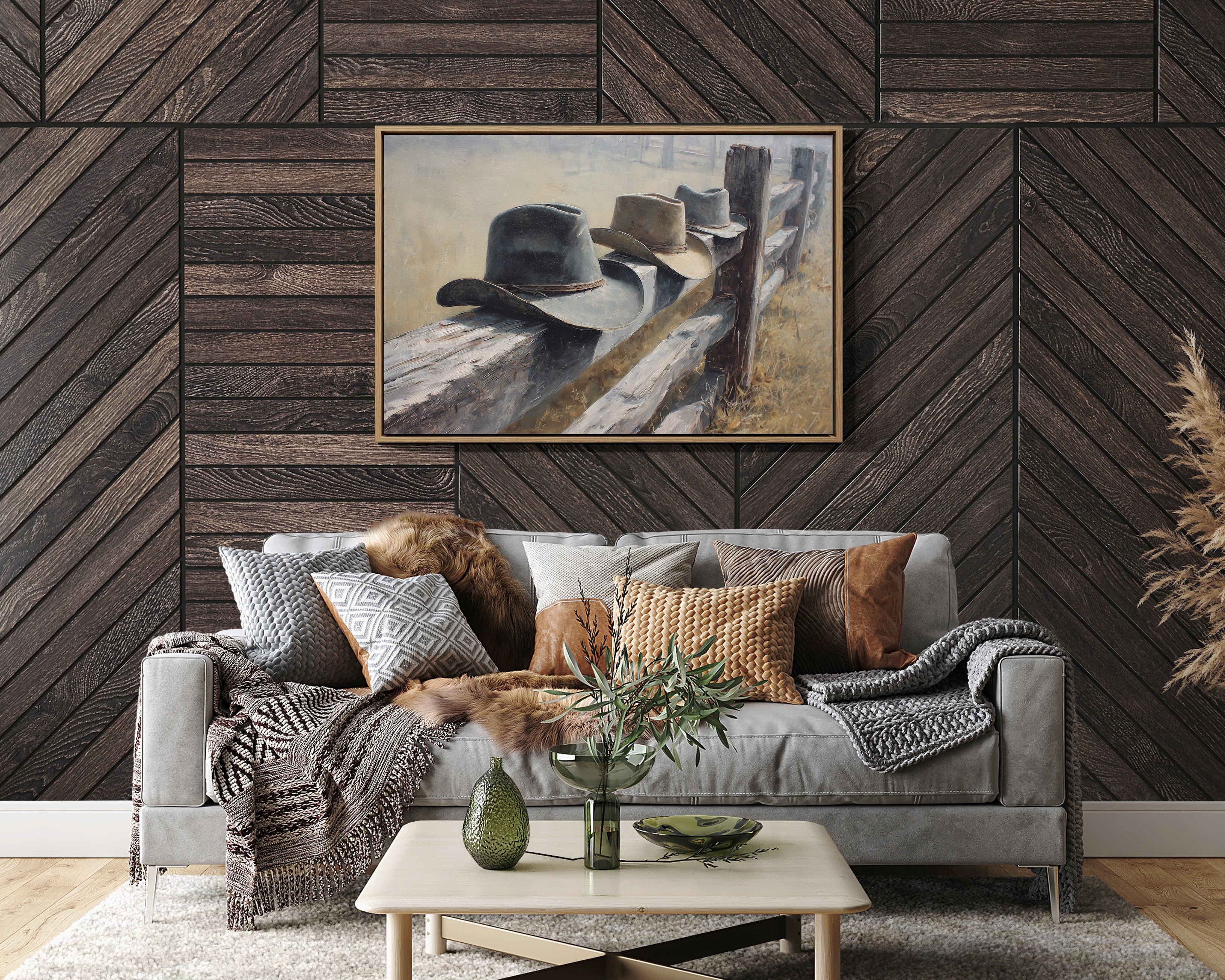 Weathered Legacy: Cowboy Hats at Rest