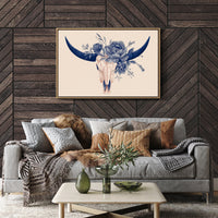 Indigo Blooms Upon Desert Remains