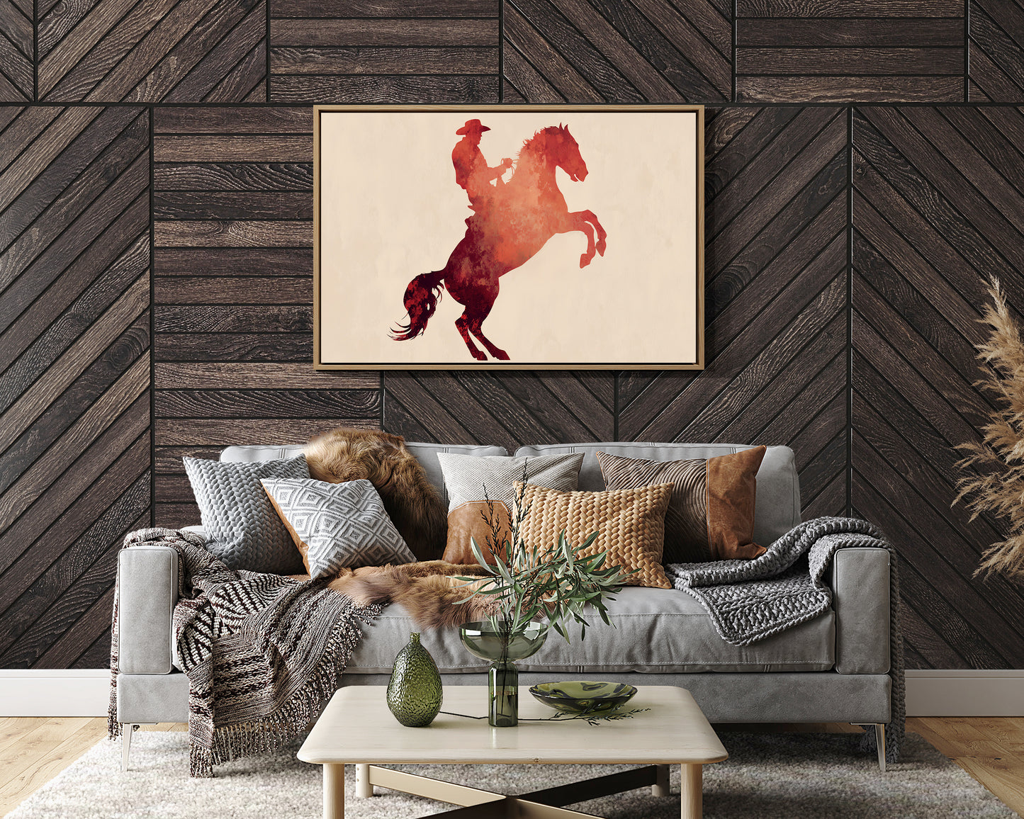 Crimson Silhouette: Untamed Spirit