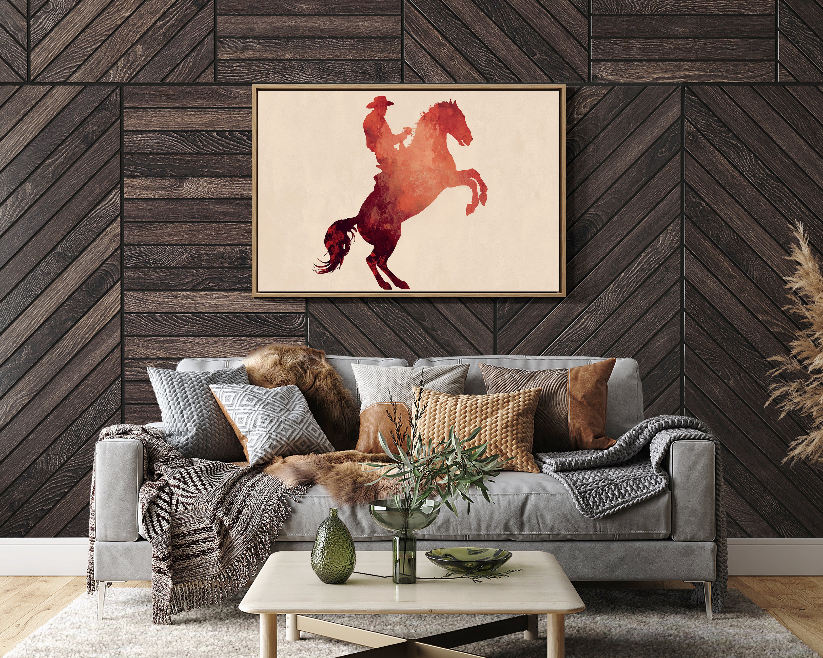 Crimson Silhouette: Untamed Spirit