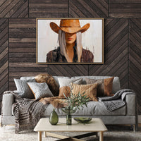 Western Shadows Cast in Palette Knife