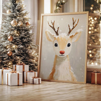 Snow-Dusted Christmas Reindeer