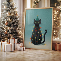 Festive Feline's Holiday Mischief