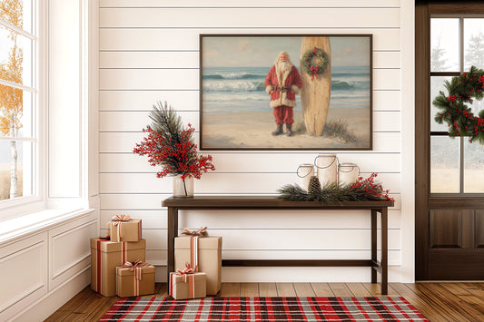 Holiday Tides: Santa's Coastal Retreat