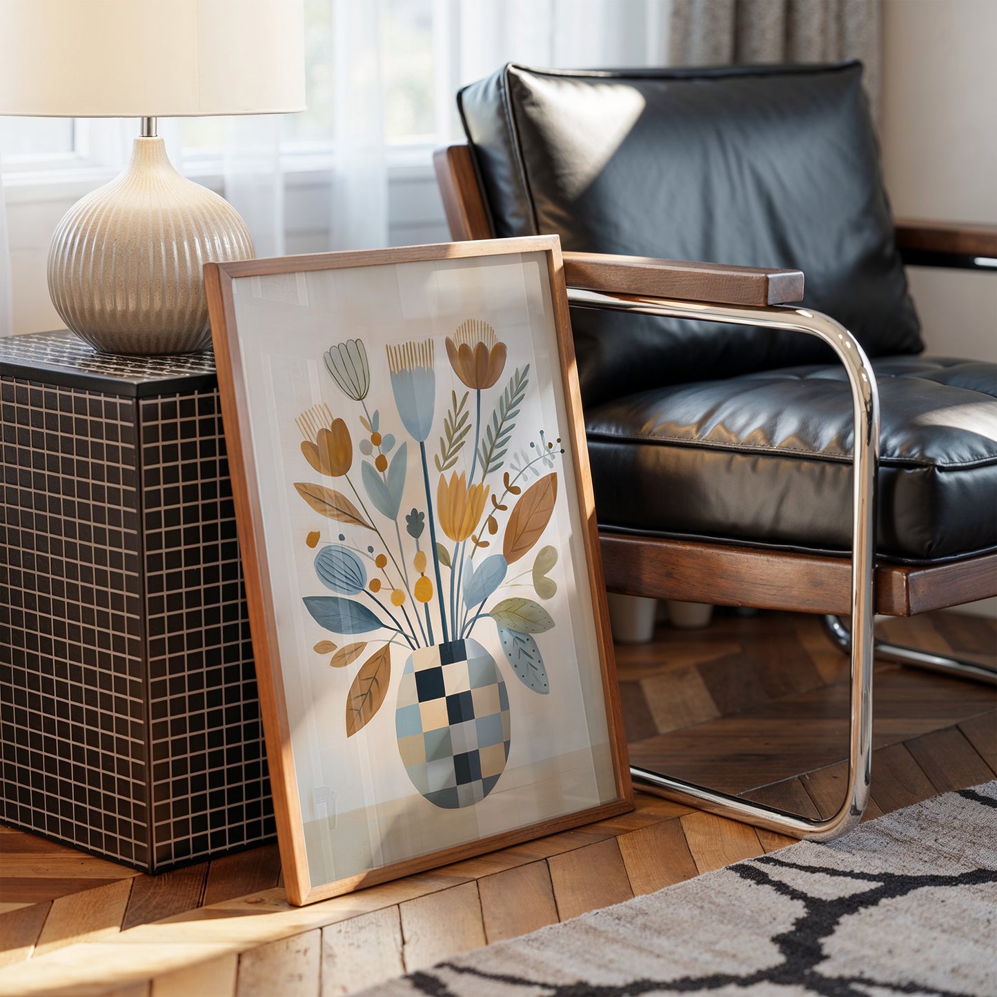 Geometric Vessel, Botanical Dreams