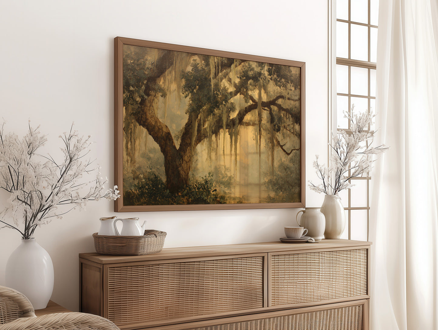 Southern Whispers Through Spanish Moss