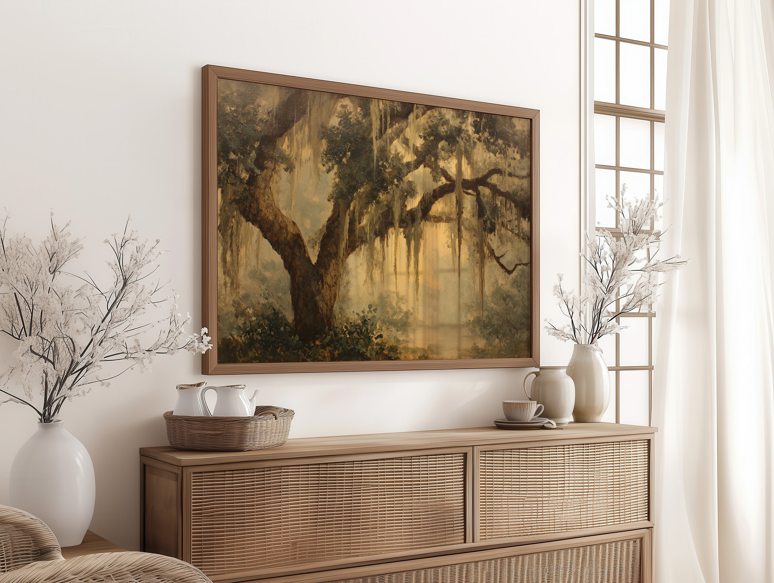 Southern Whispers Through Spanish Moss