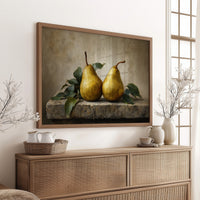 Golden Pears in Quiet Conversation