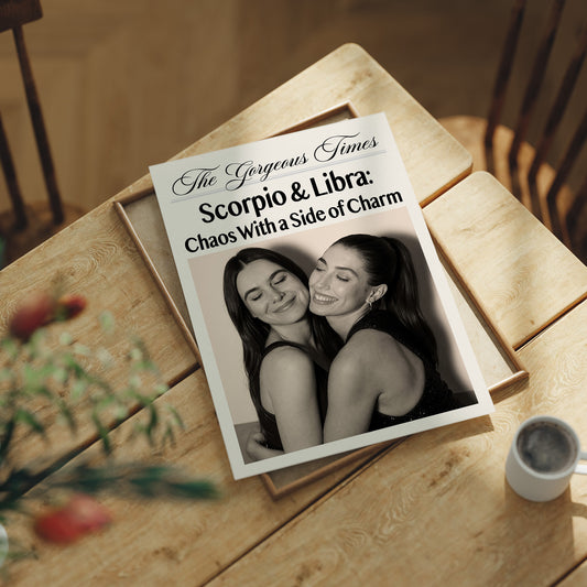 Celestial Harmony: Vintage Magazine Aesthetics