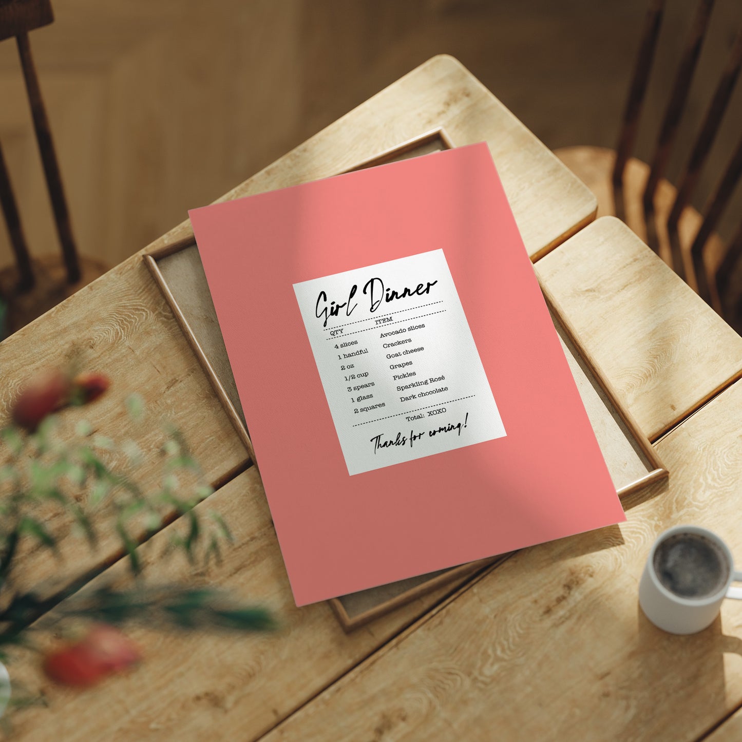 Dinner Without the Rules