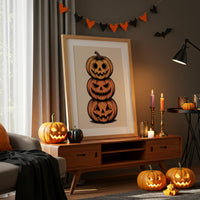 Stacked Gourds Tell October Tales