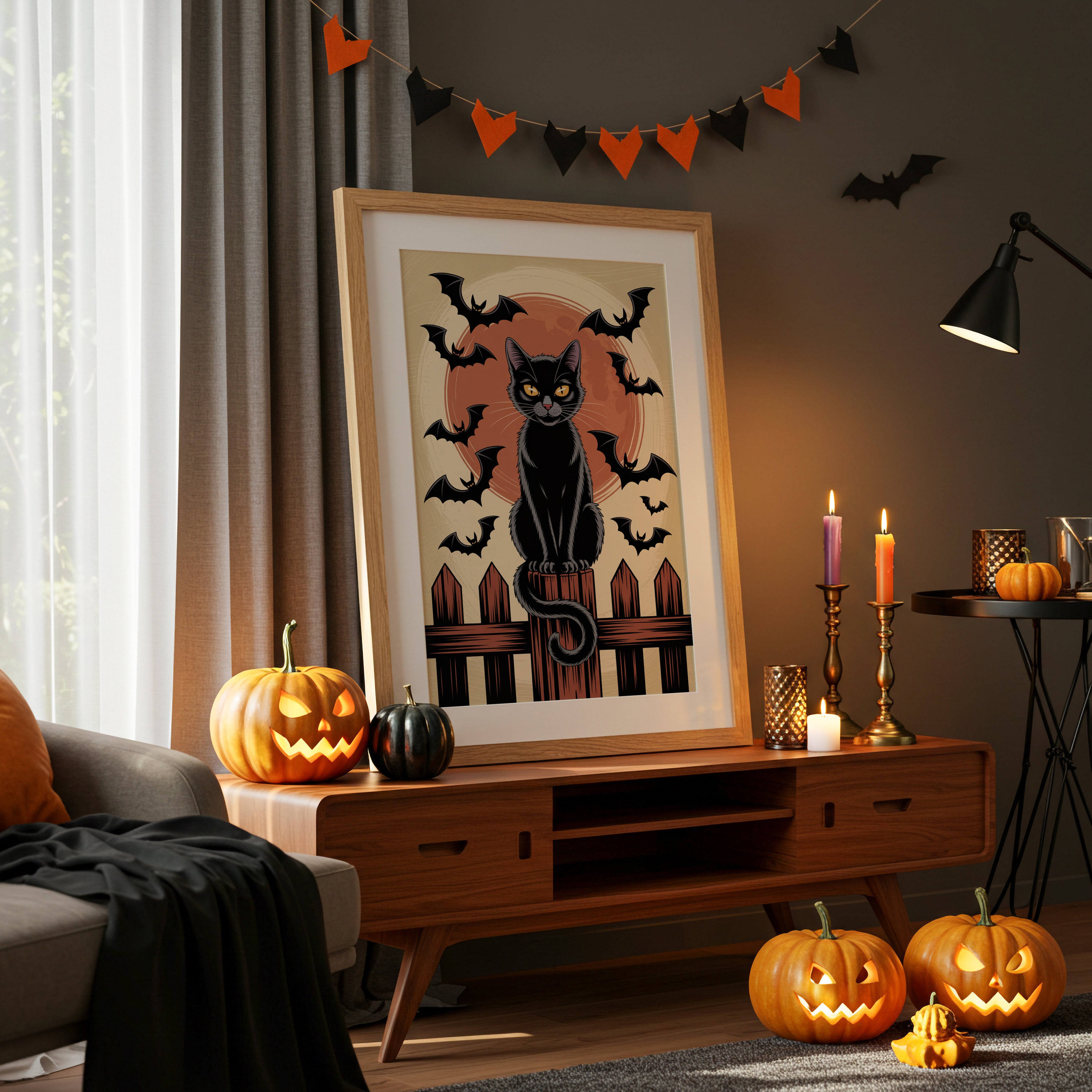 Midnight Keeper Of Autumn Moon