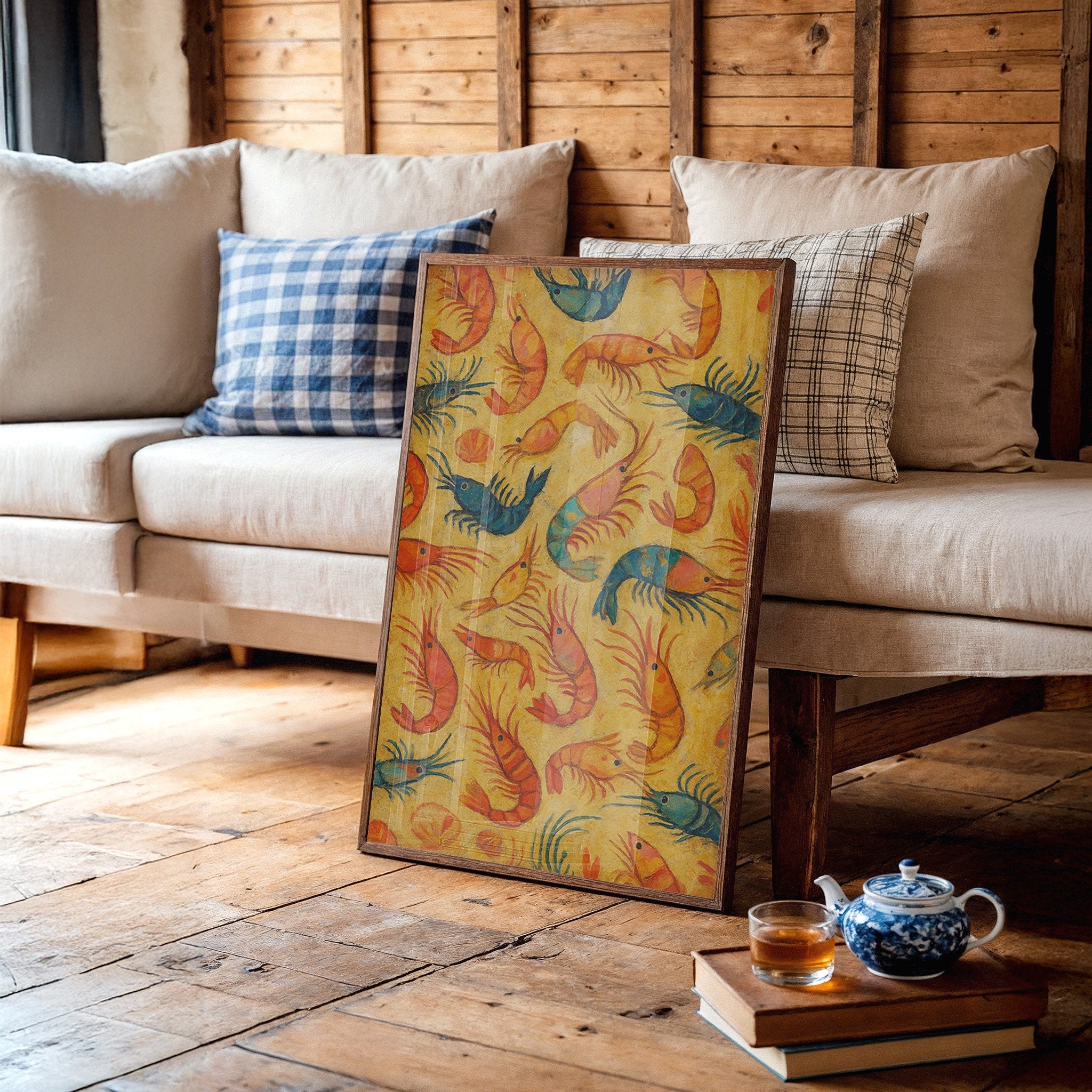 Coastal Creatures Dance Golden Tides