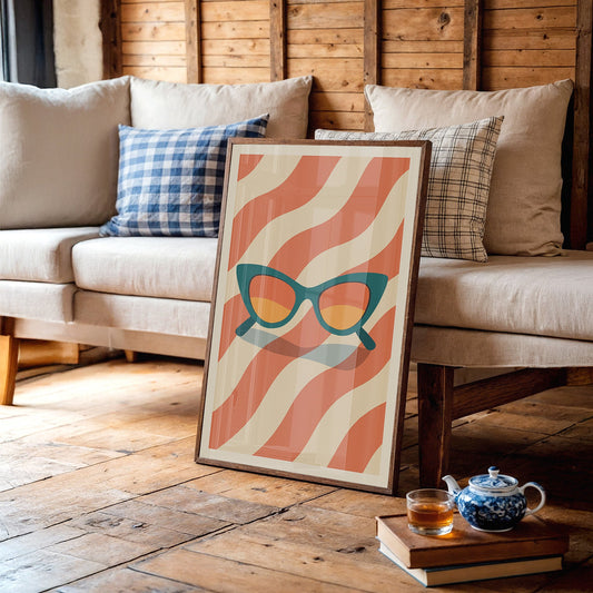 Summer Through Teal Cat Eyes