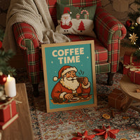 Santa Sips Before Morning Rush