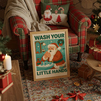 Retro Santa's Hygiene Reminder