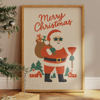 Retro Santa Brings Holiday Cheer