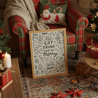 Holiday Cheer In Simple Lines