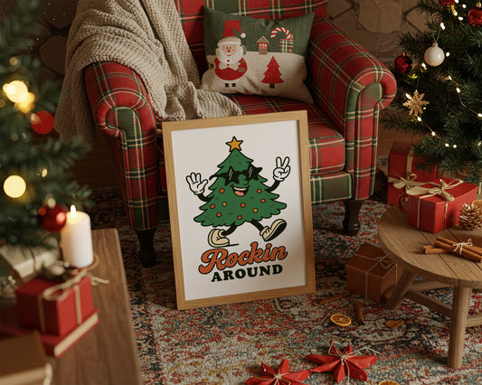 Festive Pine Struts With Joy