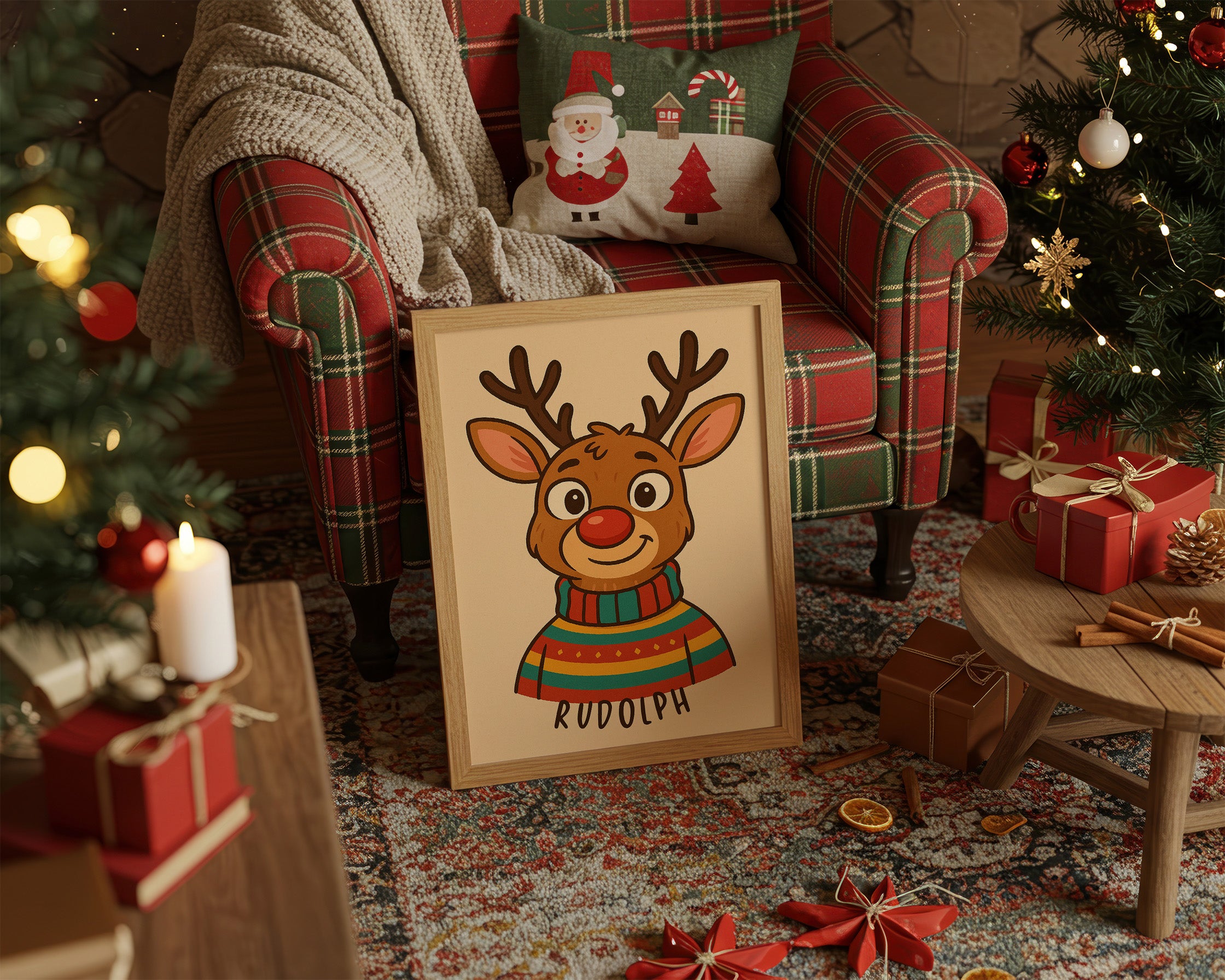 Reindeer Charm Brings Holiday Cheer