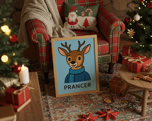 Reindeer Wears Winter's Joy