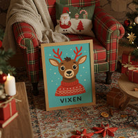 Vixen Wears Winter's Warmth