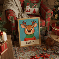 Cozy Fawn In Winter Sweater