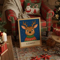 Reindeer Tales Under Frosted Lights