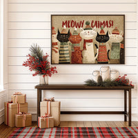Feline Choir Sings Winter Joy