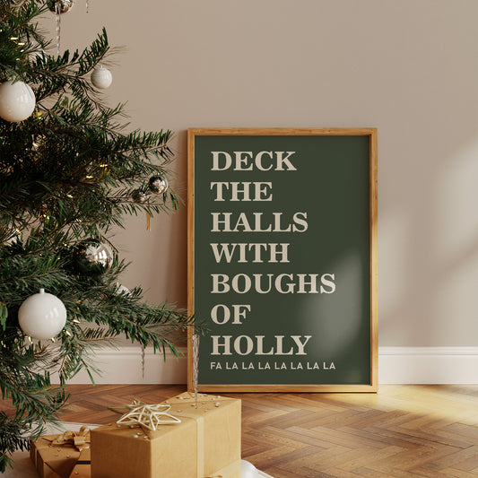 Yuletide Lyrics In Forest Green