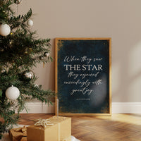 Starlit Words In Winter Glow