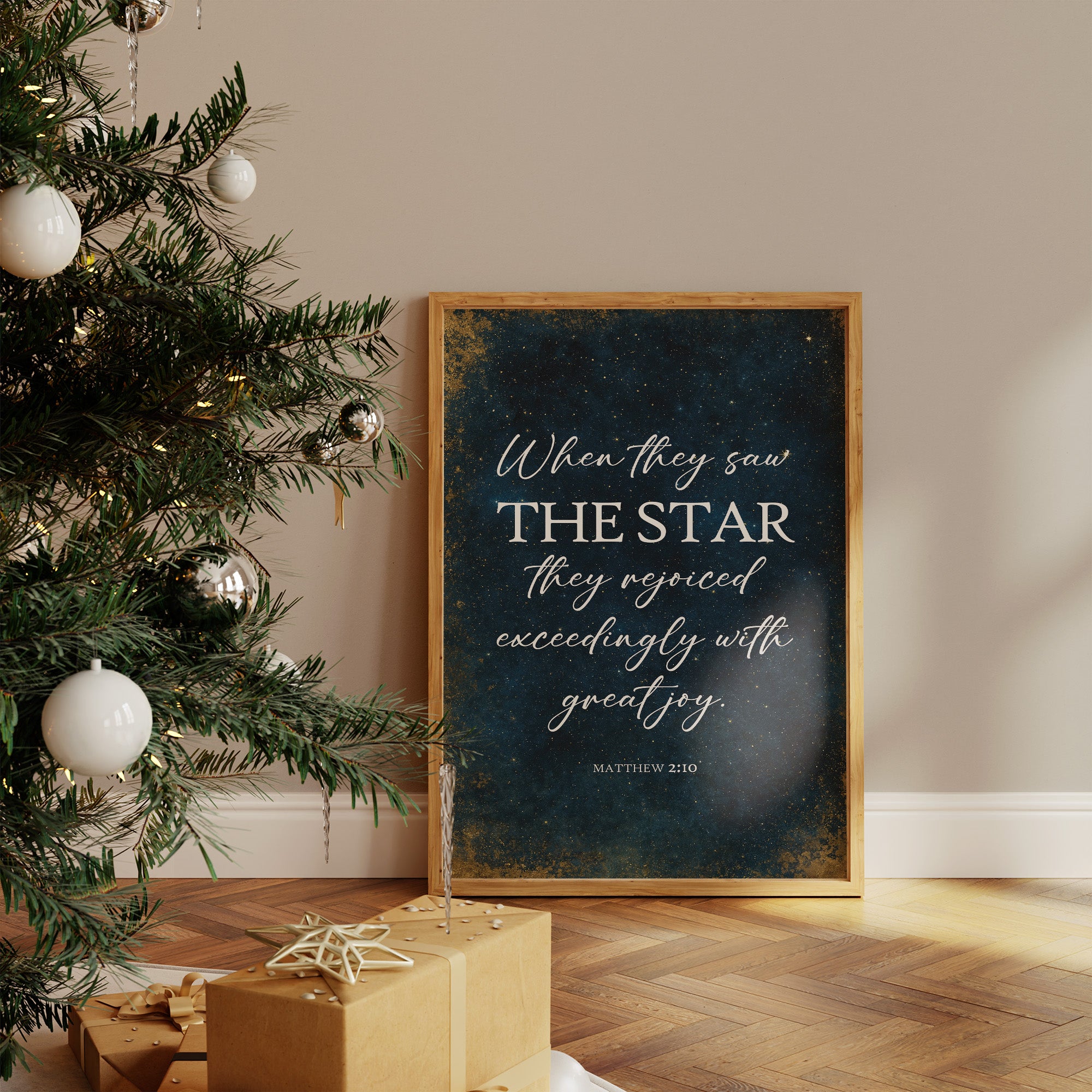 Starlit Words In Winter Glow